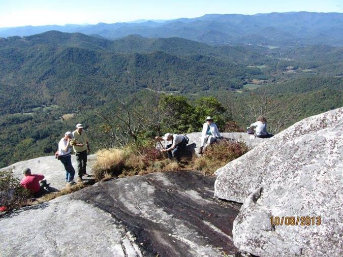 Lunchtime on Whiterock Mountain.