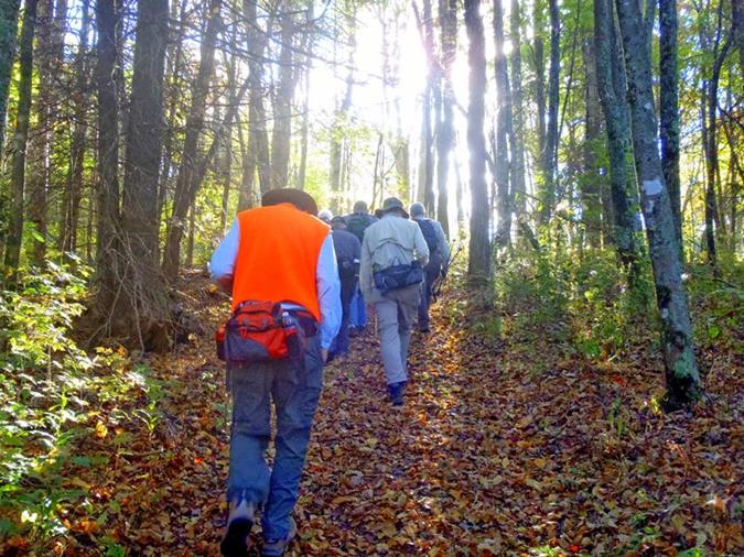Leaving Sawmill Gap headed for Wayah Bald.