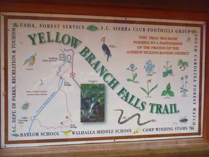 Information board at the trailhead.