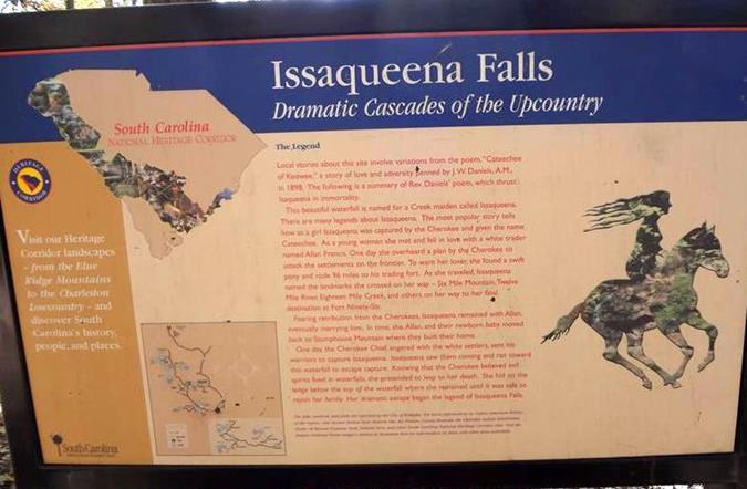 Next, we did a short hike down to Issaqueena Falls.
