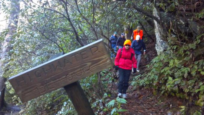 We had to take the Hi-water bypass since the river was up over the trail in this spot.