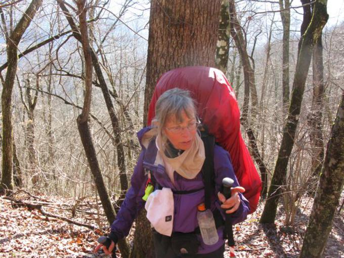 By hikiing southward, we meet many thru-hikers headed for Maine!