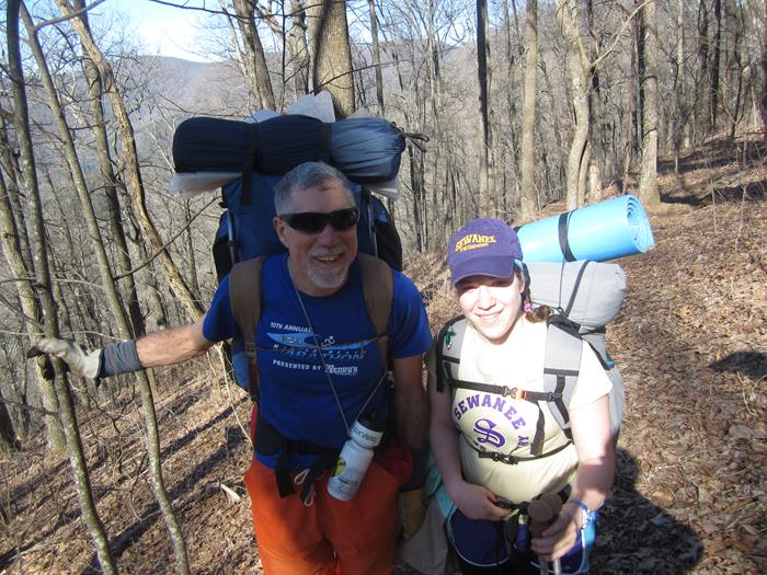Father-Daughter Thru-hikers.
