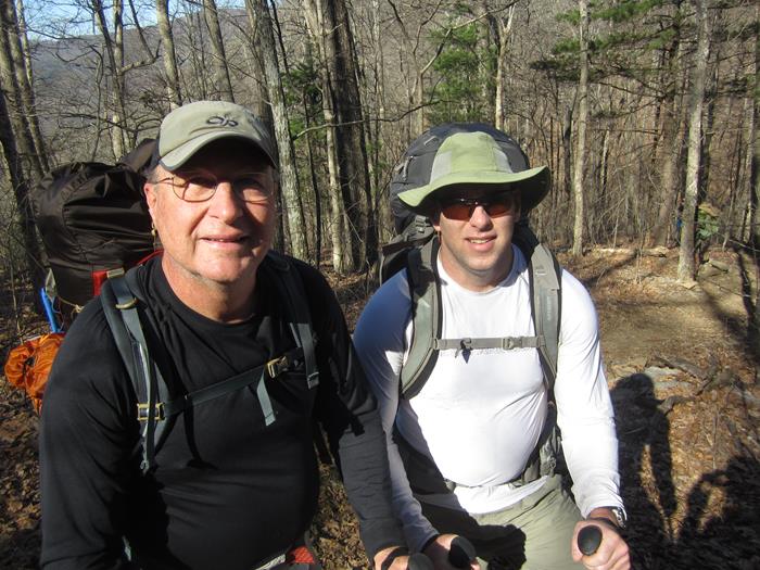 Father-Son Thru-hikers.