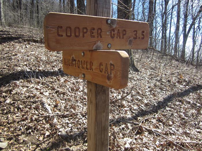 Proof that our group made it to Hightower Gap!
