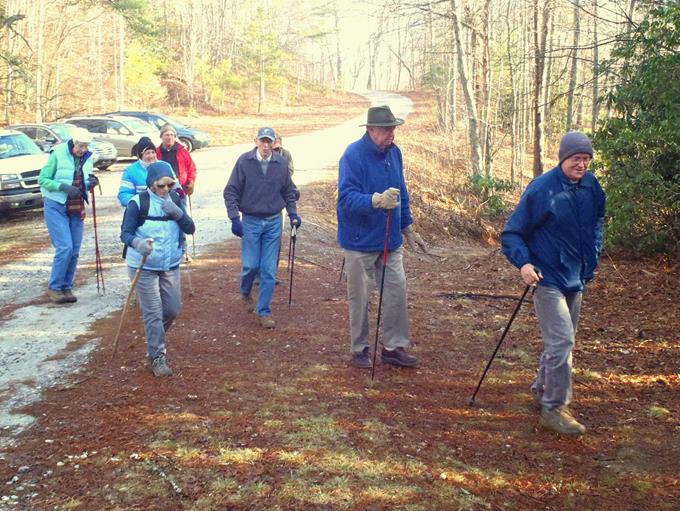 Leaving Indian Grave Gap headed for Tray Mountain (2nd highest peak on the GA Appalachian Trail - 4,430 ft.