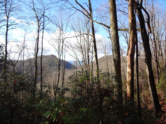 Nice mountain views as we head back to Courthouse Gap.
