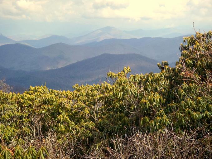Beautiful views from the summit of Tray Mountain!