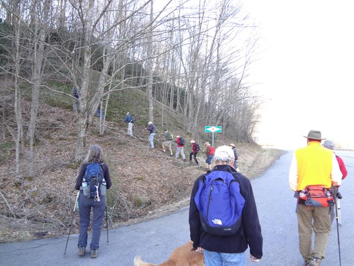 Headed southward toward Rock Gap.