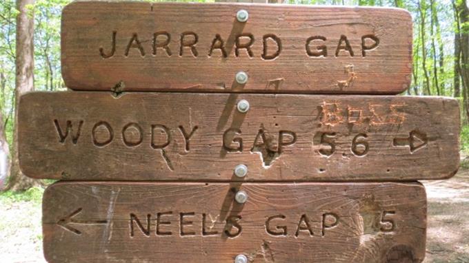 We arrive at Jarrard Gap.
