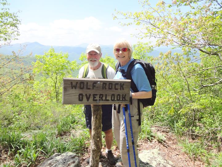 We arrive at our lunchtime destination, Wolf Rock.