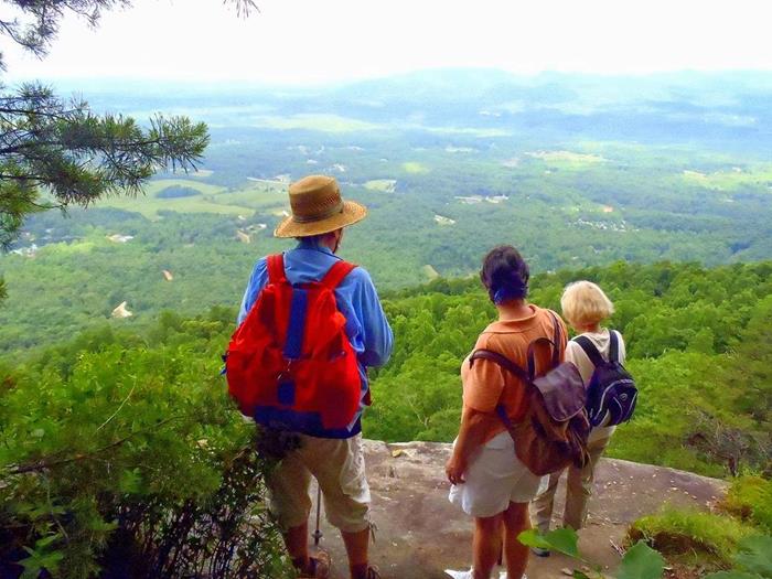The views from the cliffs are great!