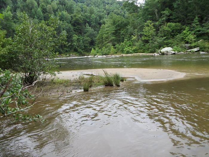 The junction with the Chattooga River!