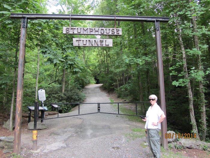 Next, we move over to the Historic Stumphouse Tunnel.