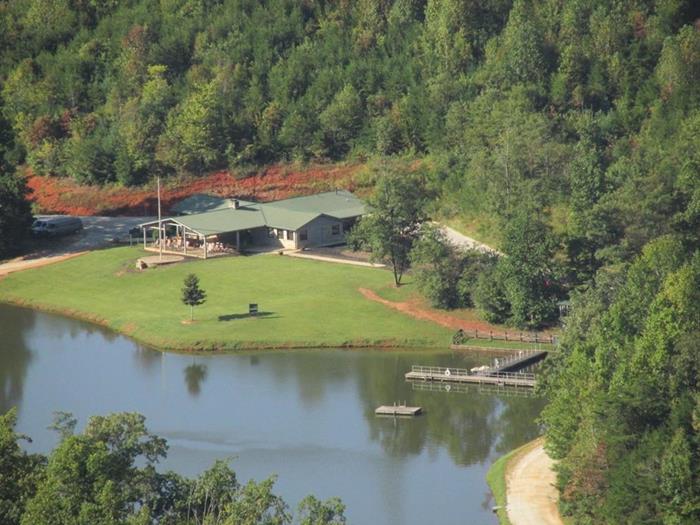 Zoomed view of the camp.
