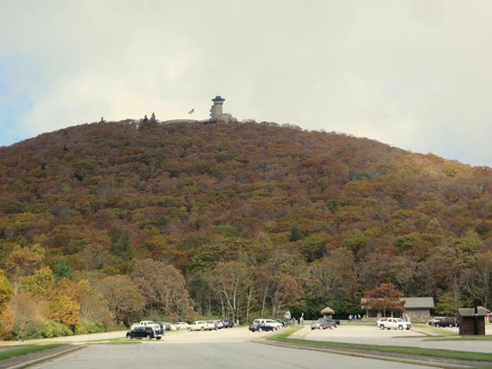 The Brasstown Bald Visitors center sits on top of Georgia's highest mountain. (4,784 ft.)