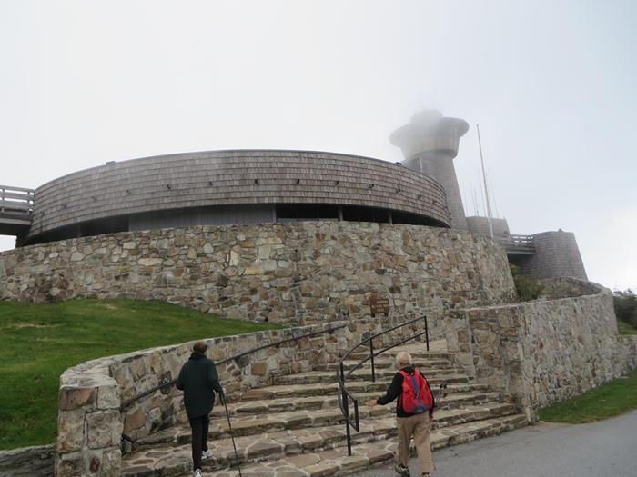 The beautiful Brasstown Bald Visitors Center!