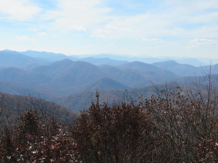 Fantastic mountain views from the summit!