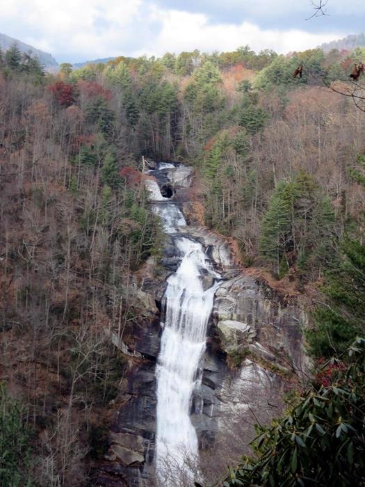 Spectacular Lower Whitewater Falls.