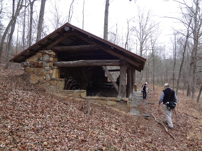We had lunch at the shelter on Nancytown Lake.