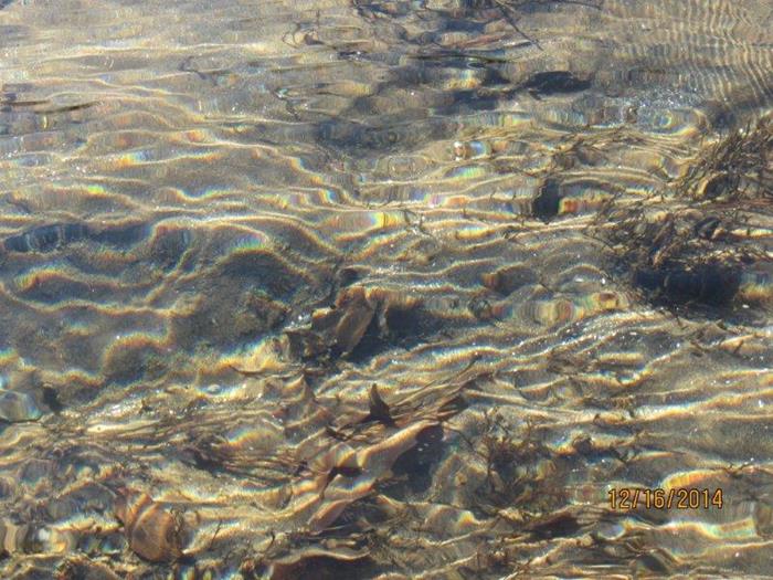 Crystal clear water