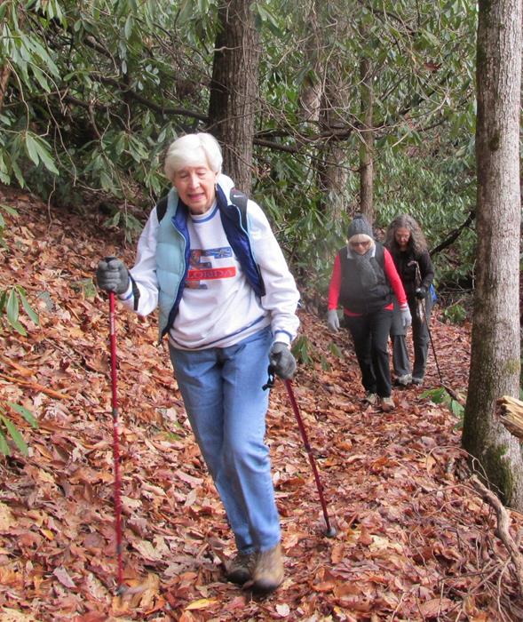 Headed toward Rabun Bald!