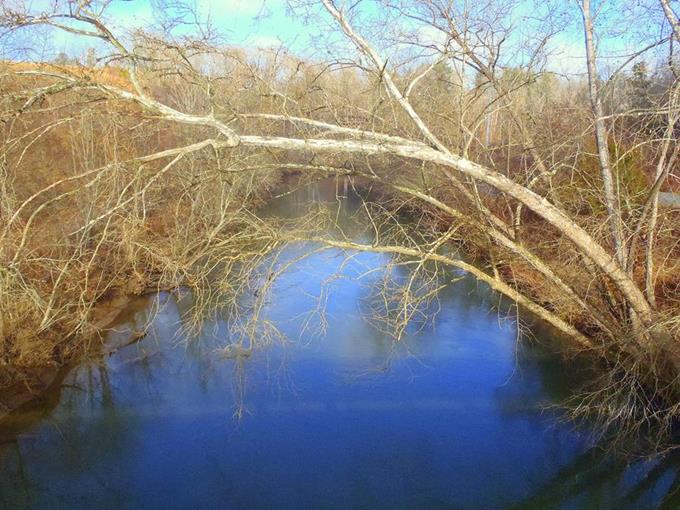 Beautiful blue sky reflection!
