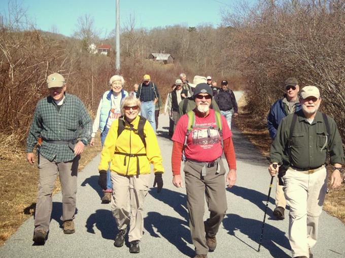 After turning around at the end of the trail at Suli Marsh, we head back to the start!