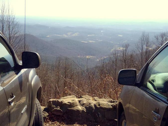 The view from our parkinig spot!