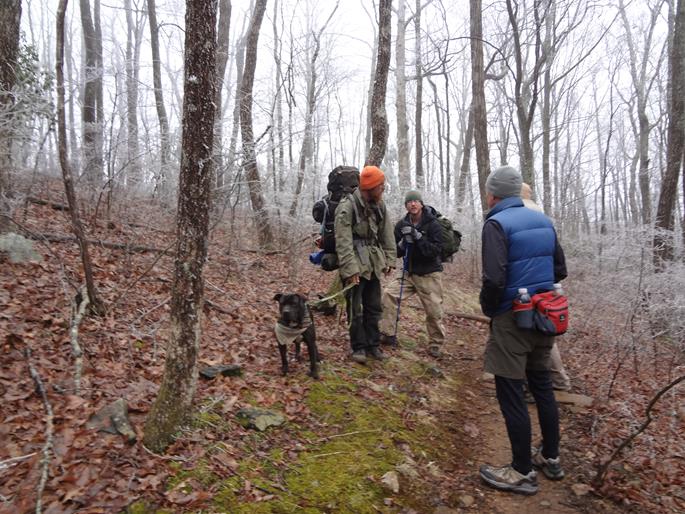 We met a large number of thru-hikers headed for Maine!