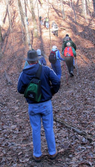 We head up one of several significant climbs.