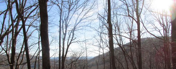 Nice mountain views all along the trail!