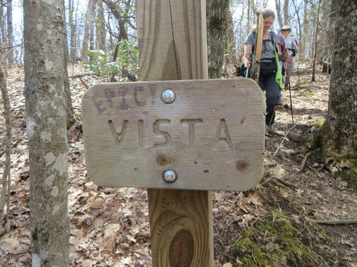 If you do this hike, do not pass up this short side trail to the mountain vista!