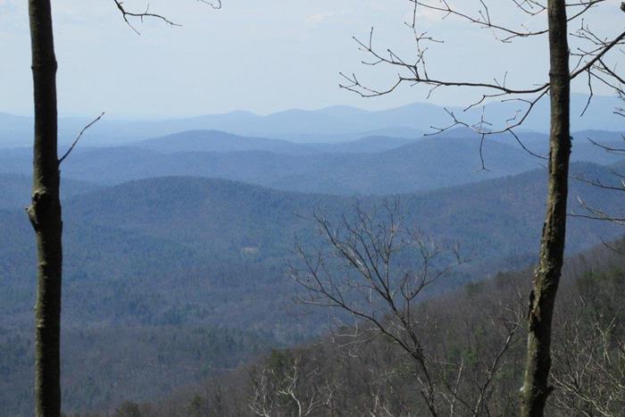 Beautiful views just above Cooper Gap!