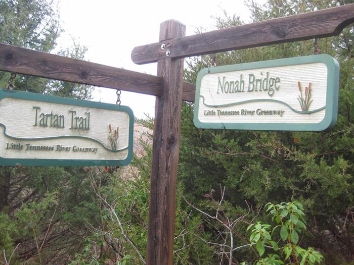 Great signage all along the greenway!