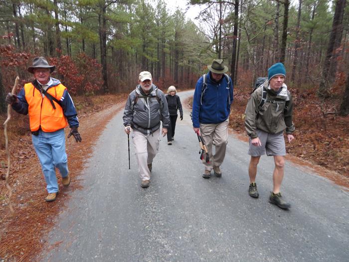 Headed up the Col. Robert Sink Memorial Trail.