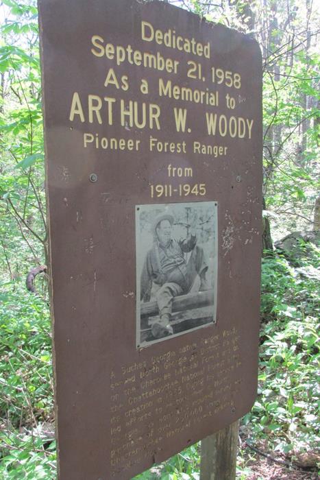 Memorial sign.