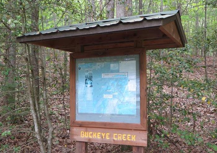 Trailhead sign