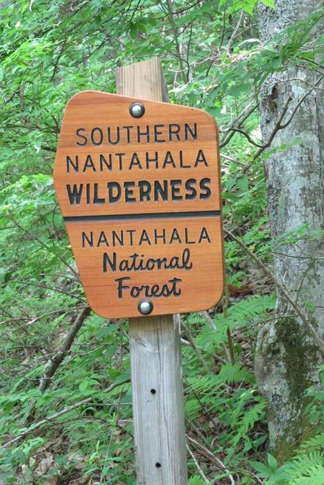 Entering the Wilderness Area