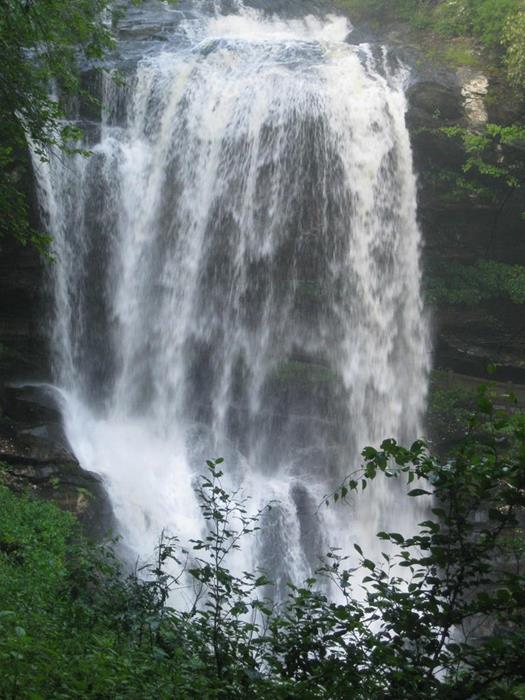 Lots of water crashing over the falls today!