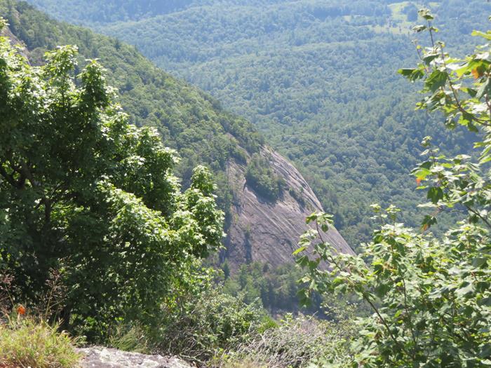 The cliffs on Whiteside are Peregrine Falcon Nesting territory.