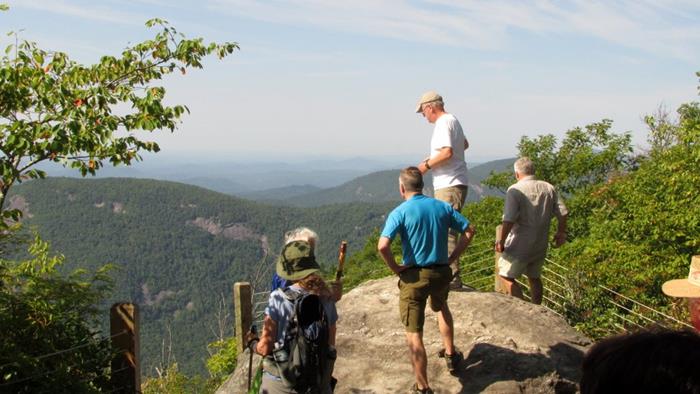 The highest point on the trail - 4,930 ft.