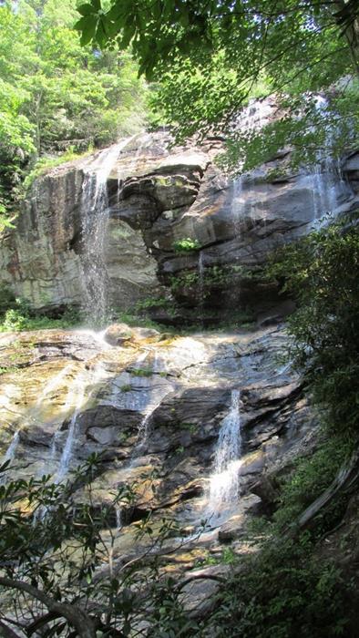 The beautiful upper falls.