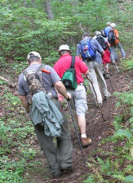 Headed uphill!