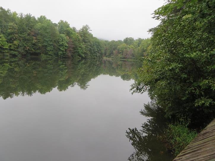 We arrive back at Dockery Lake with a bright mirror surface.
