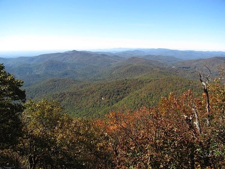 Great views from Blood Mountain!