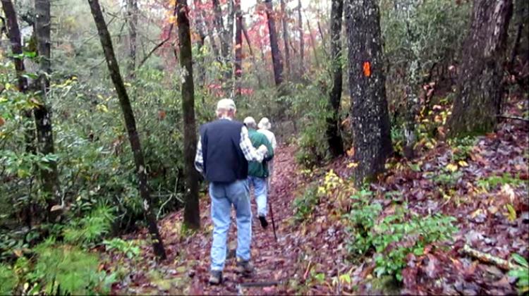 Headed down the Yellow Branch Trail.