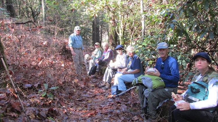 Lunchtime on the Bartram Trail.