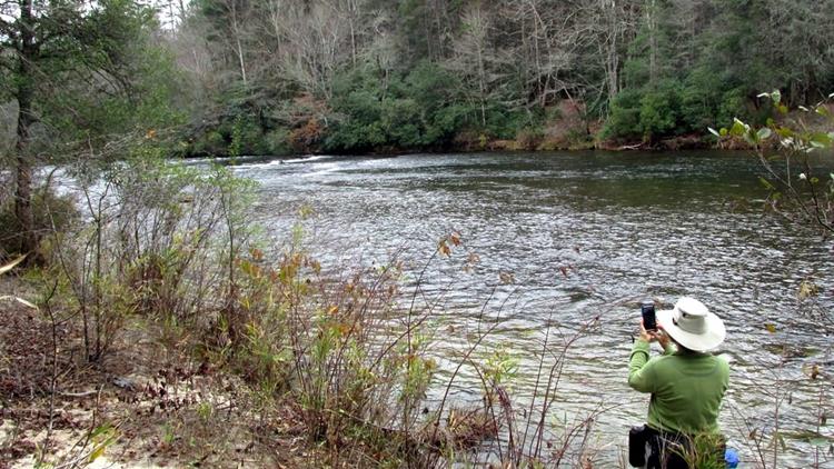 The Chatooga River at Adeline Ford.
