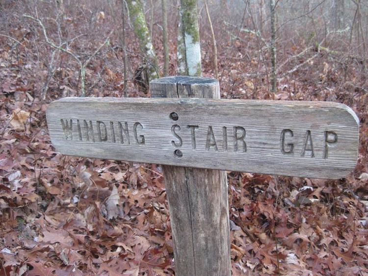 The start of today's hike